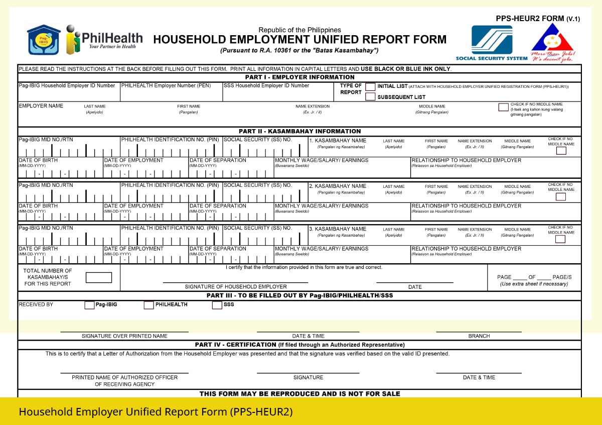 PhilHealth Kasambahay contribution